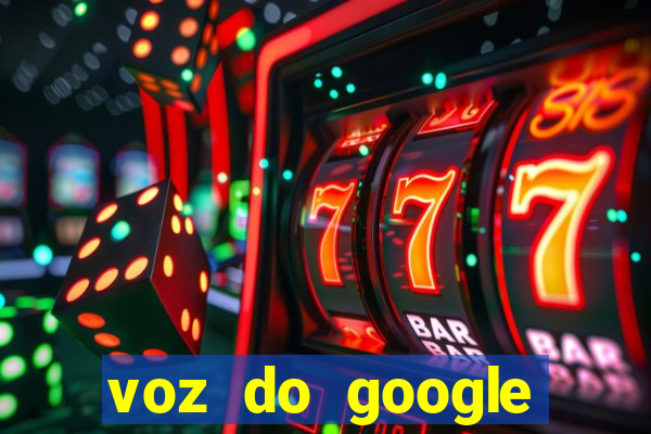 voz do google tradutor homem